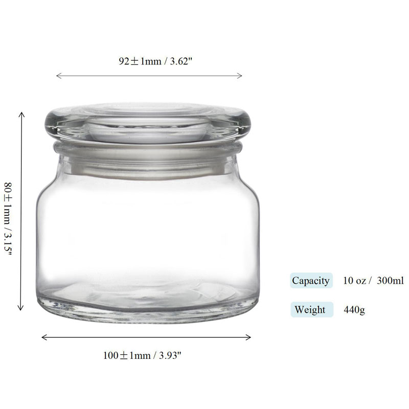 China Candle Jars Glass Factory Produced Wholesale Luxury Empty Clear  Unique Manufacturer and Supplier